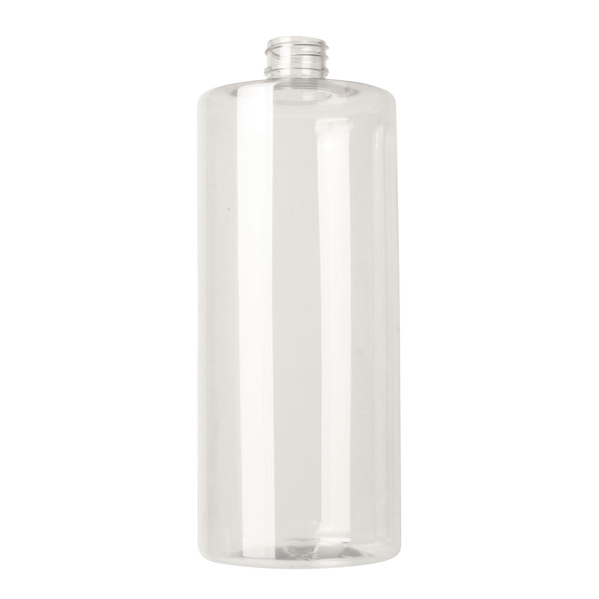1 Liter Clear PET Plastic Mixer Bottle, 28mm 28-400